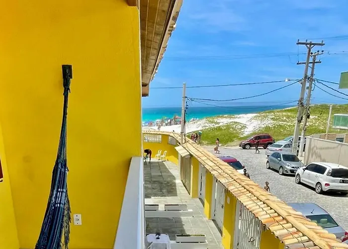 Casa Duplex Praia Das Dunas - Pe Na Areia & Ar Condicionado